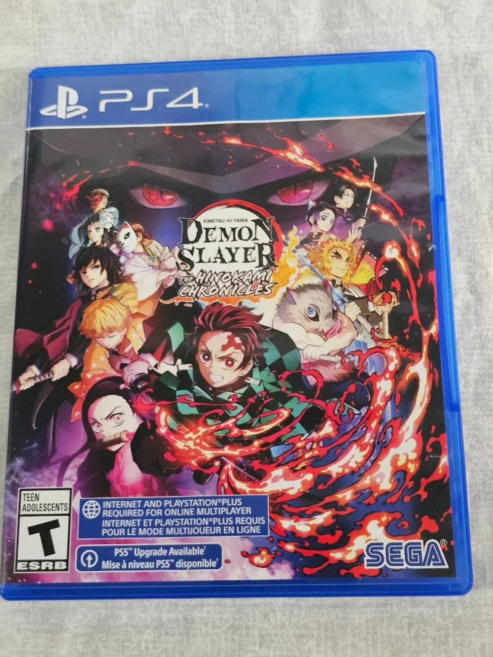 Demon Slayer: The Hinokami Chronicles (Sony PlayStation 4, 2021) PS4 PS5 Upgrade